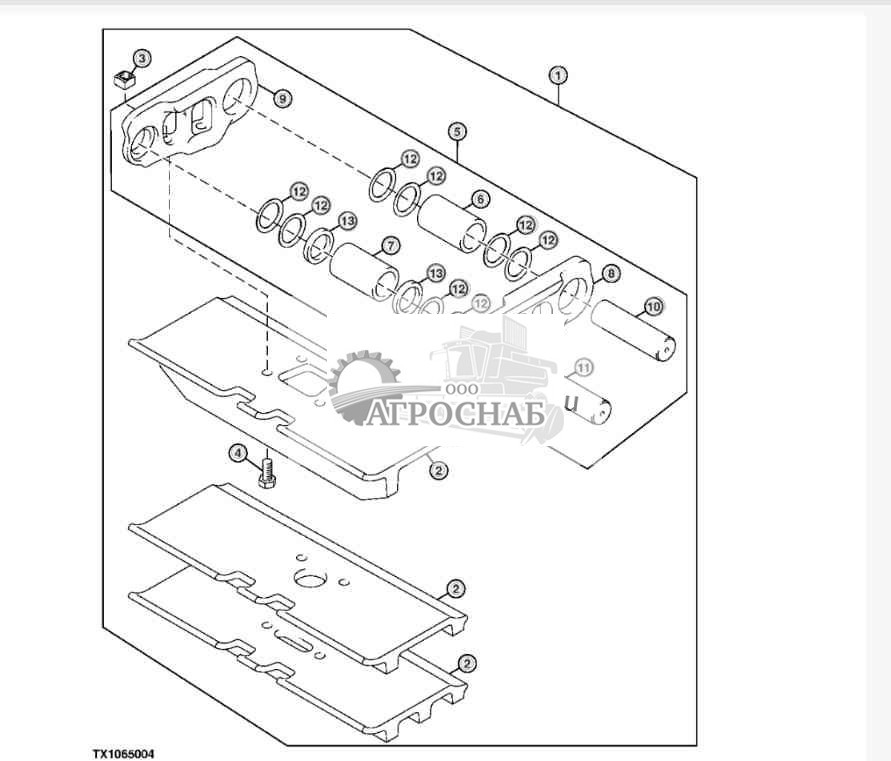 Track Assembly (Heavy Duty) D6 